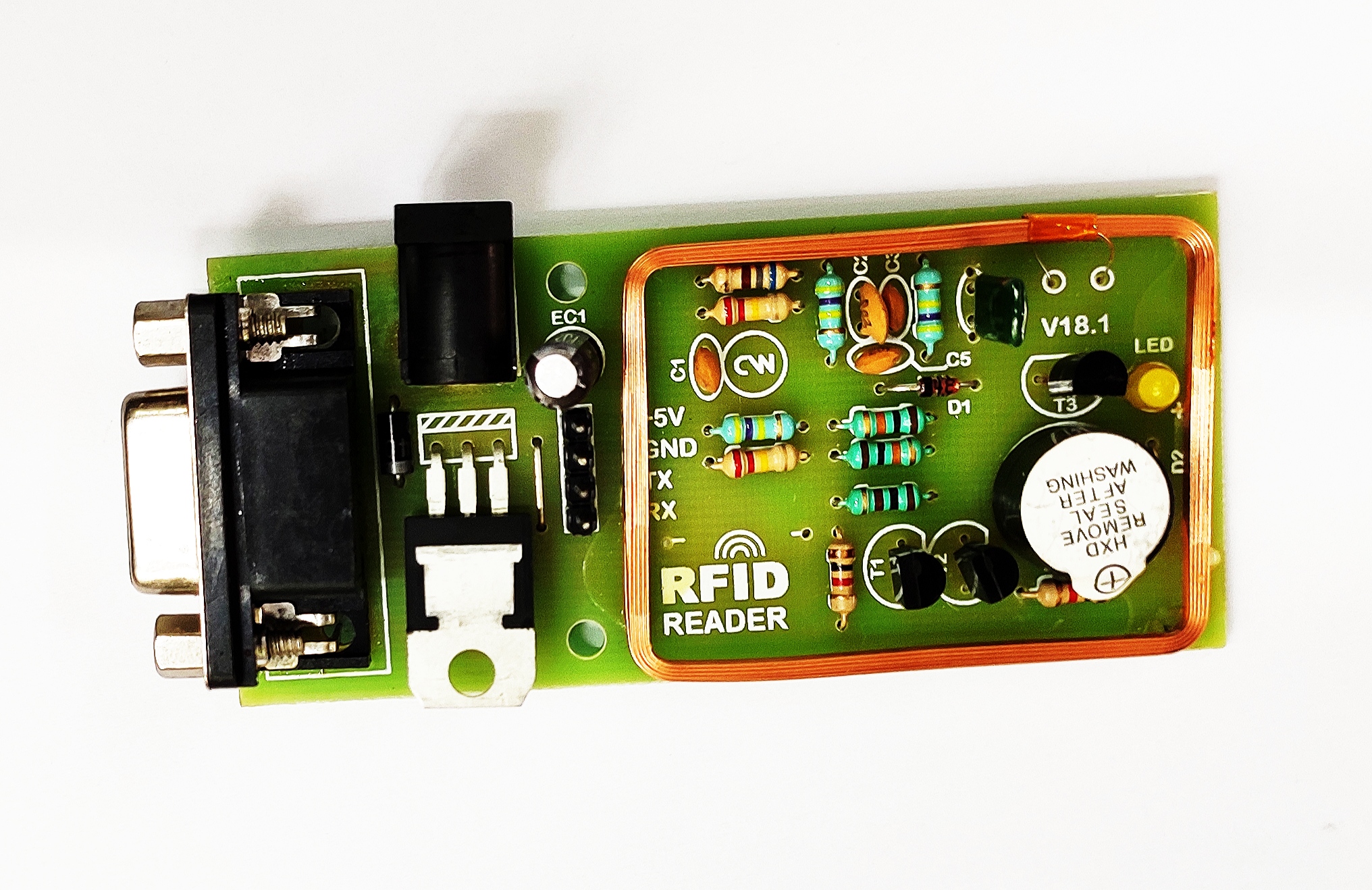 Módulo lector RFID de panel 125 Khz 12 V - aelectronics