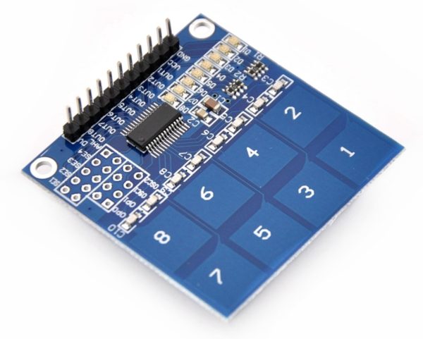 4x2 TTP226 Capacitive Touch Keypad Module