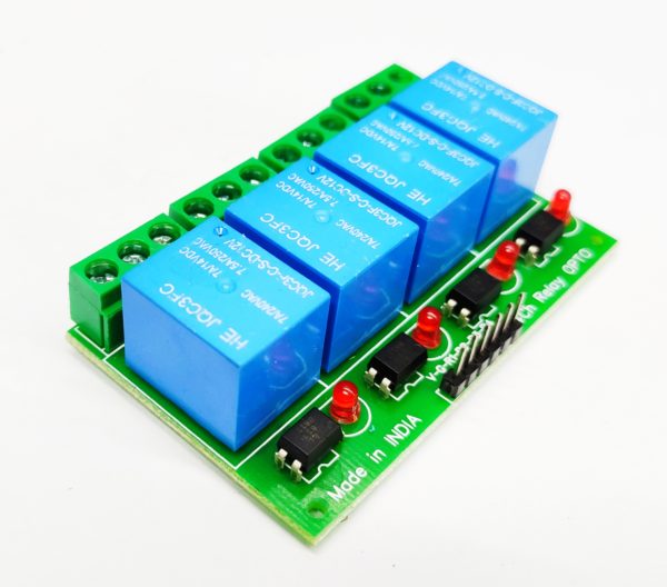12V 4Ch Relay Module with Optocoupler