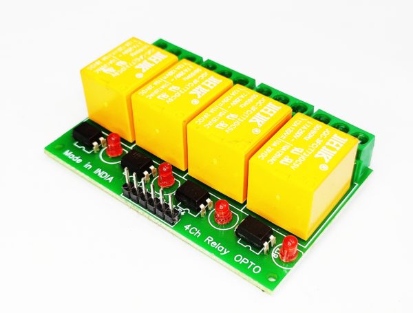 5V 4Ch Relay Module with Optocoupler