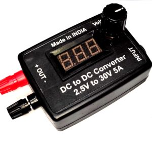 DC-DC Converter with 2.5V to 30V 5A Input and Output Portable Variable Power Supply