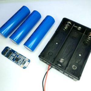 3 Cell 18650 Battery Kit