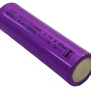 18650 Li-ion Rechargeable Battery (1500 mAh)